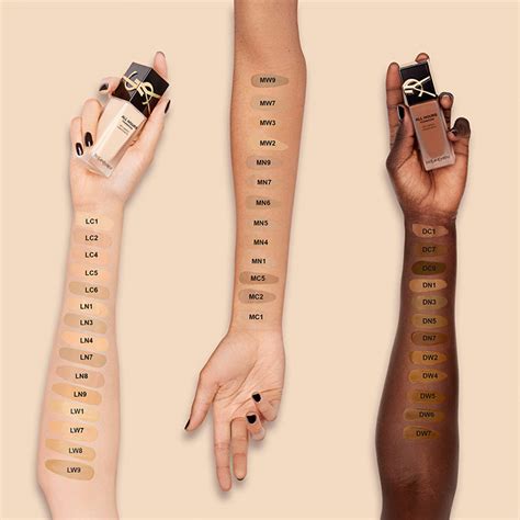 is ysl foundation silicone based|YSL foundation color chart.